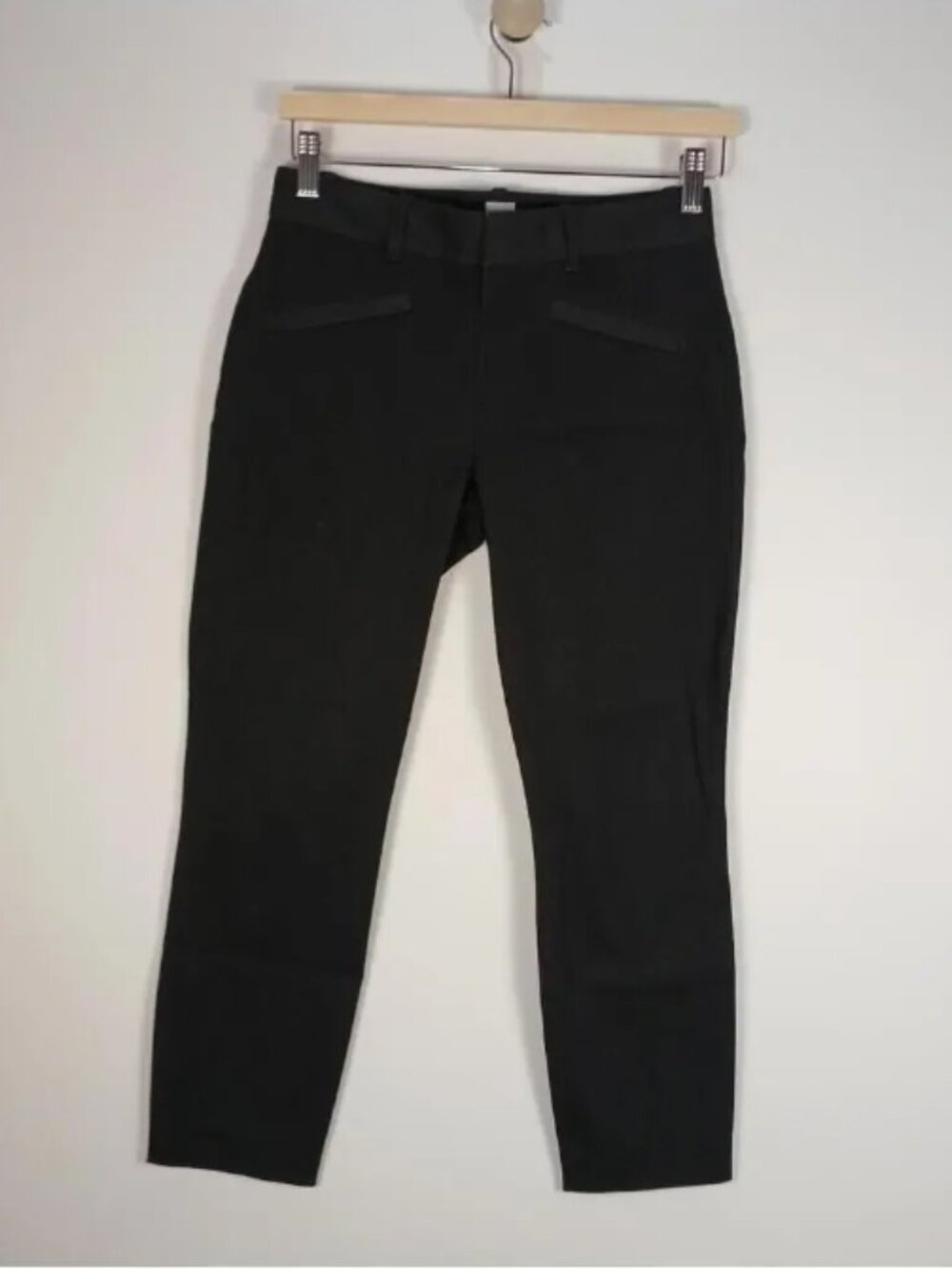 Gap Skinny Ankle Pants Womens 0 Charcoal Stretch Office Business Casual